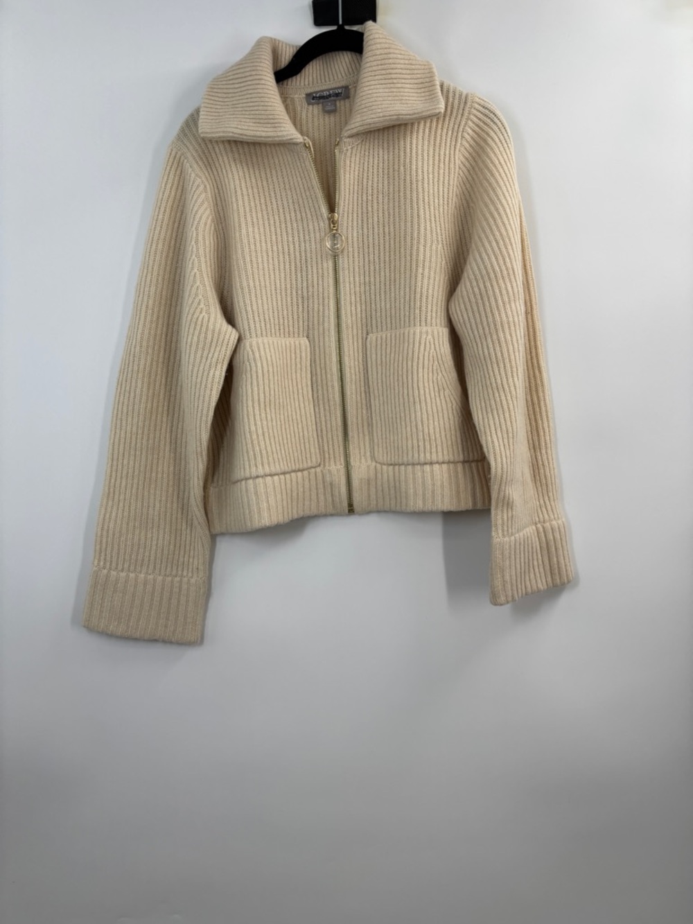 J.Crew Collared full-zip sweater in merino wool - Picture 6 of 7